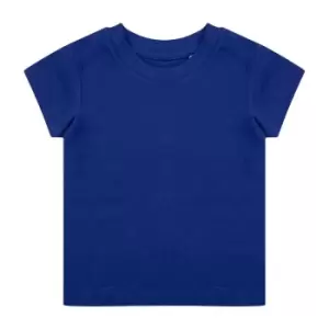 Larkwood Babies Organic T-Shirt (0-3 Months) (Royal Blue)