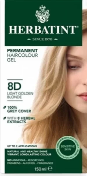 Herbatint Light Golden Blonde Ammonia Free Hair Colour 8D 150ml