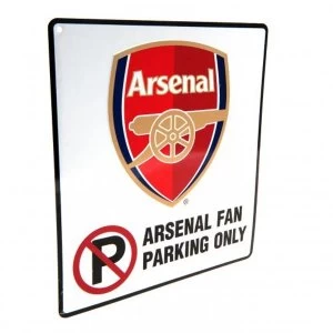Arsenal FC No Parking Sign