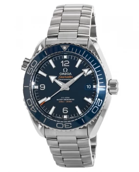 Omega Seamaster Planet Ocean 600M 43.5mm Blue Stainless Steel Mens Watch 215.30.44.21.03.001 215.30.44.21.03.001