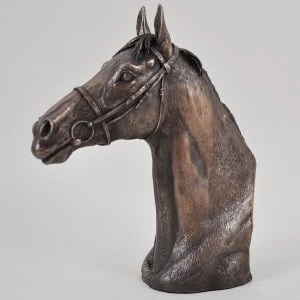 Horse Racing Thoroughbred by David Geenty Cold Cast Bronze Sculpture