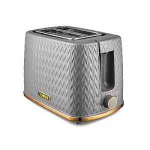 Tower Empire Collection T20054GRY 2 Slice Toaster