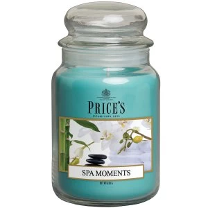 Price's Candles Price's Large Scented Candle Jar - Spa Moments