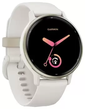 Garmin Vivoactive 5 Smartwatch - Ivory Cream Gold