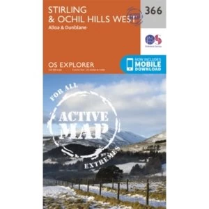 Stirling and Ochil Hills West by Ordnance Survey (Sheet map, folded, 2015)
