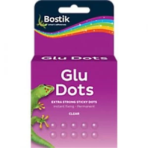 Bostik Glue Dots Extra Strong Permanent Transparent Pack of 200