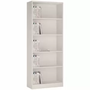 4 You Tall Wide Bookcase, white
