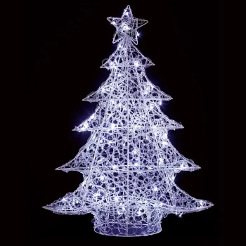 Premier 3ft Soft Acrylic Pre-Lit Christmas Tree - White