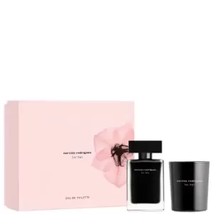 Narciso Rodrigues Eau de Toilette For Her 50ml and Candle 70ml Set