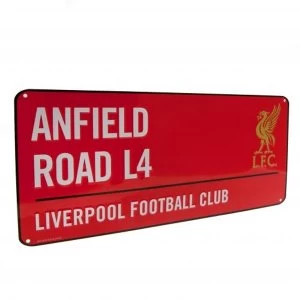 Liverpool FC Red Street Sign