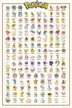 Pokemon Kanto 151 Maxi Poster