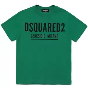 DSQUARED2 Boys Ceresio 9 Logo T-Shirt - Green