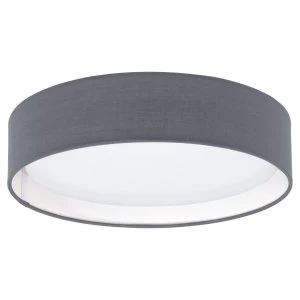 EGLO LED Grey-Matt Fabric Ceiling Light Warm White - 31592