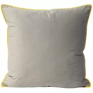 Riva Home Meridian Cushion Cover (55x55cm) (Dove/Cylon)