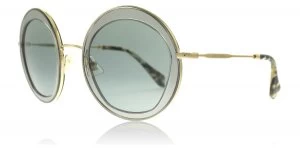 Miu Miu MU50QS Sunglasses Transparent Grey ROY3C2 52mm