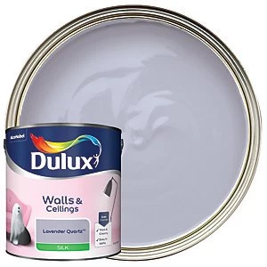 Dulux Walls & Ceilings Lavender Quartz Silk Emulsion Paint 2.5L