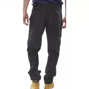 B-Click Workwear Black 30 Combat Trousers NWT2996-30