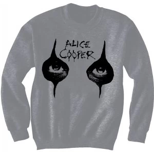 Alice Cooper - Eyes Mens Large Sweatshirt - Grey