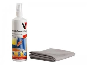V7 Cleaning Set Tft Lcd Plasma - 250ml Pumpspray + Cloth