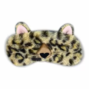 Plush Cutiemals Leopard Eye Mask