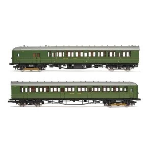 Hornby SR 2-BIL Unit 2152 DMBT(L) No. 10718 and DTC(L) No. 12185 Era 3 Model Train