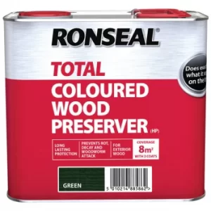 Ronseal 38586 Trade Total Wood Preserver Green 2.5 litre