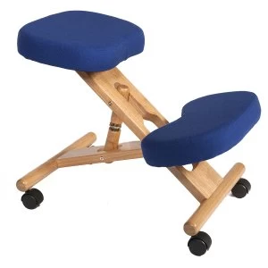Teknik Wooden Kneeling Chair - Blue