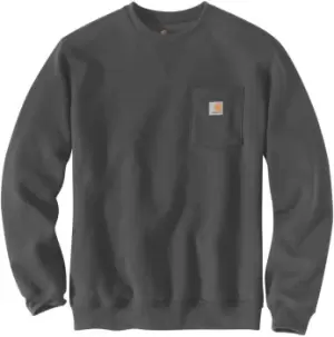 Carhartt Crewneck Pocket Sweatshirt, grey, Size XL, grey, Size XL