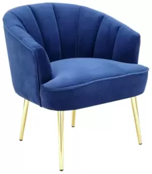 GFW Pettine Fabric Chair - Royal Blue