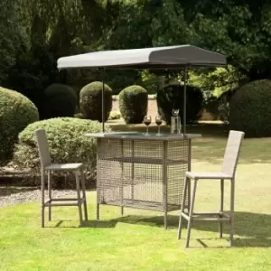 All Round Fun - Greenland 2 Seater Bar Set With Canopy