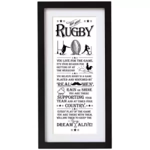 Arora Ultimate Gift for Man Wall Art-Rugby