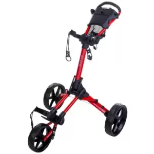 Fast Fold Square Golf Trolley - Red/Black