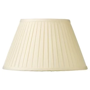 Village At Home 12" Knife Pleated Drum Lampshade - French Cream