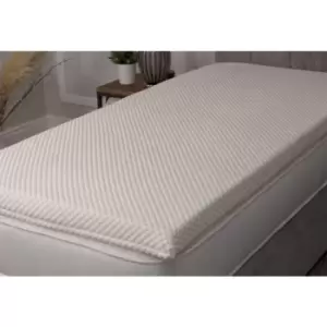 The Sleep People Single Cool Quilted Luxurious Memory Foam 2 Deep Mattress Topper - 90x190cm