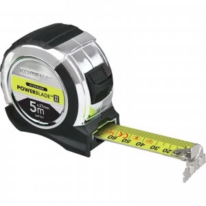 Komelon Powerblade Tape Measure Metric 5m 27mm