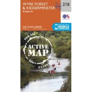 Kidderminster and Wyre Forest by Ordnance Survey (Sheet map, folded, 2015)