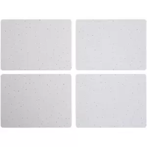 Placemats And Coaster Black And White Speckled Sets 4 Table Mats And Coasters Set Contemporary Coasters Durable Printed Coasters Set Of 4 w29 x d22 x