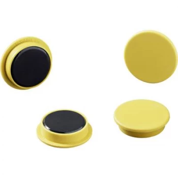 Durable Magnet 475204 (Ø) 21mm Round Yellow 1 Set 475204