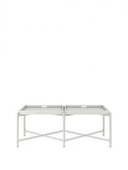 Cosmoliving Coco Coffee Tray Table- White