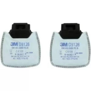 3M Secure Click particle filter P2 R with activated carbon D3128 2 pc(s)
