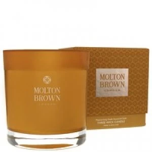 Molton Brown Mesmerising Oudh Accord & Gold Three Wick Scented Candle 480g