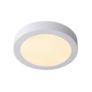 Brice-Led Modern Flush Ceiling Light Bathroom - Ø24cm - LED Dim. - 1x15W 3000K - IP44 - White