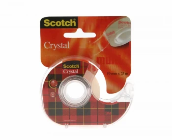 3M Scotch Crystal Clear Tape With Dispenser