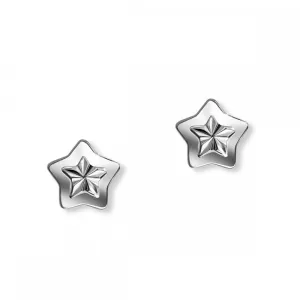 D For Diamond Star Stud Earring JEWEL E573