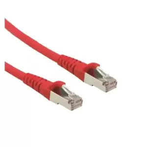 ROLINE CAT.6a S/FTP networking cable Red 0.5 m Cat6a S/FTP (S-STP)
