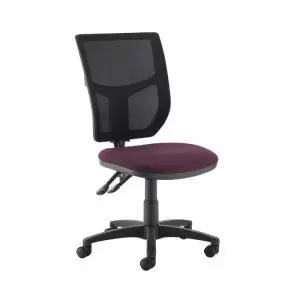Altino 2 lever high mesh back operators chair with no arms -