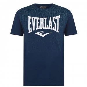 Everlast Geo Print T Shirt Mens - Blue