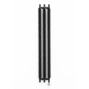 Terma Ribbon Vertical Designer Radiator, Heban Black (W)290mm (H)1720mm