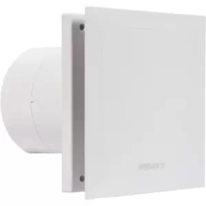 Airflow QuietAir Extractor Fan 120mm Timer in White ABS