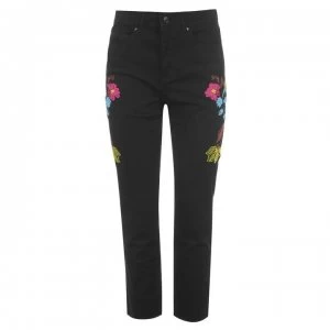 Escada Embroidered Jeans - A001